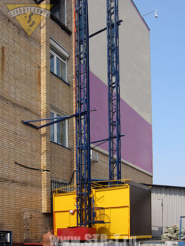 Подъёмник двухмачтовый строительный ПГД