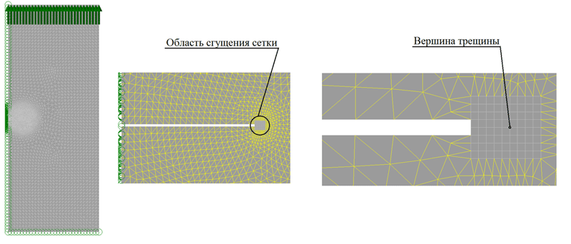 разбивка на конечные элементы
